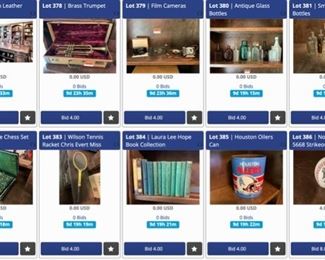 Sports Signed Memorabilia, Instruments, Chess Sets