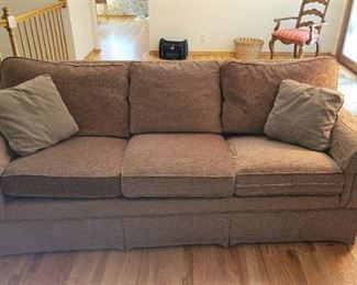83" Ethan Allen Sofa (see pics for damage)