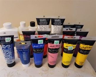 Paint, Paint Thinner, and Gloss Glaze