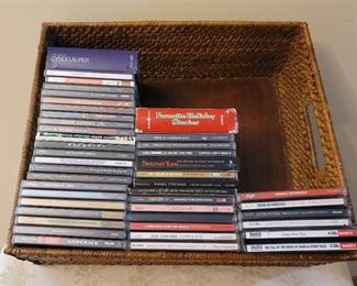 Basket of CD's