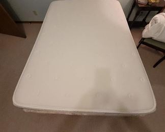 Very Clean Full Size Sealy Posturepedic Imperial Advocate Box Spring, Mattress, and Bed Frame