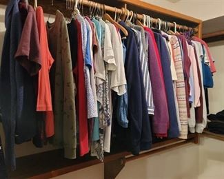 Womens Clothing Size L-XL, Coldwater Creek, Christopher Banks, Talbots, Chicos, Duluth, and Pants Size 12 (Bring Boxes)