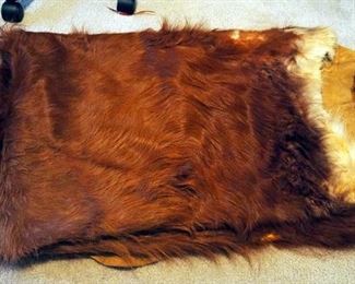 Long Hair Animal Hide, Approx 75" x 72"