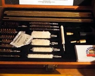 Gun Cleaning Kit And Supply Assortment