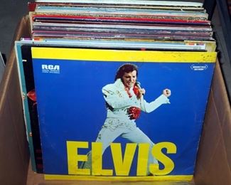 Record Album Collection Including Barry White, Carpenters, Chuck Mangione, Elvis, Beach Boys And More, Approx. Qty 50