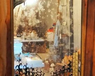 Peppards Funk 'G' Hybrids Mirrored Thermometer Advertisement, 22" x 12"