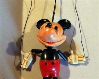 The Art Of Walt Disney From Mickey Mouse To The Magic Kingdom Hardback Book Copyright 1973 Including Mickey Mouse Puppet