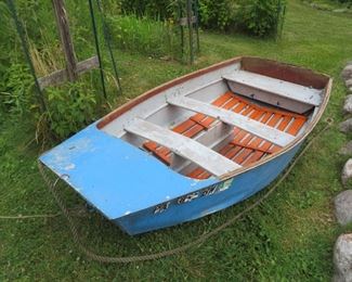 Metal Sail Boat With Sail & Tack