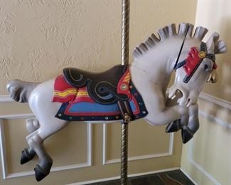 Vintage Carousel Horse is 55in Long x 66in High