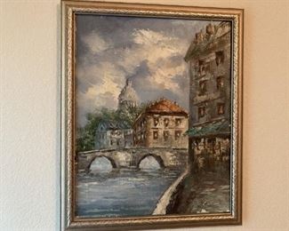 Venice Grand Canal Oil on Canvas is 18in x 22in