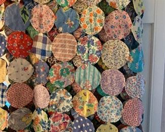 Yo-Yo vintage quilt
