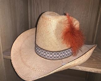 Men’s straw western hat