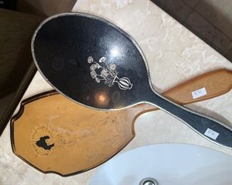 Vintage handheld mirrors 