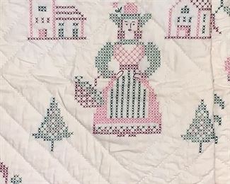 Cross-stitch quilt  