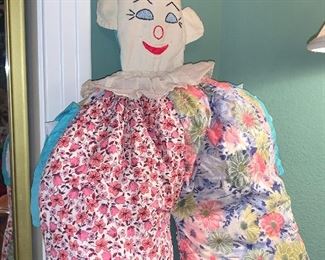 Adorable hand sewn vintage pajama bag