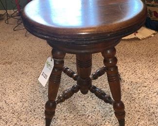 Gorgeous antique piano stool