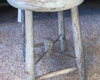 Vintage farmhouse stool