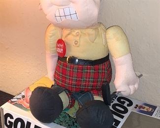 Tear-apart golfer’s stress doll 🤣