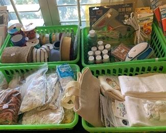 Ribbon, cross stitch supplies 