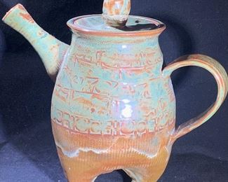 Stunning studio art pottery pitcher 