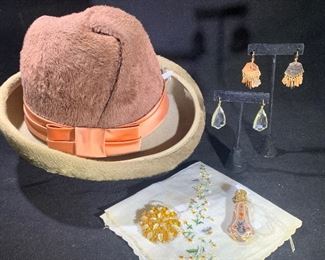 Vintage fur hat