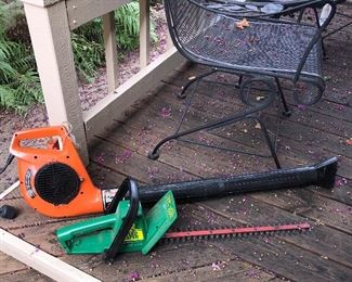 Blower, hedge trimmer 