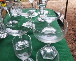 Rosenthal crystal stemware