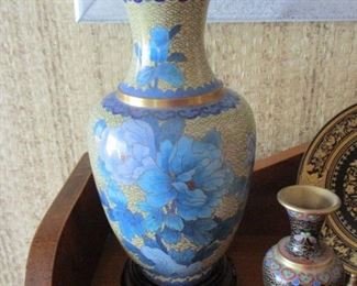 cloisonne vase