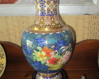 cloisonne vase