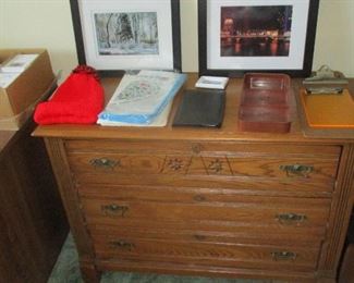 oak dresser spoon carved