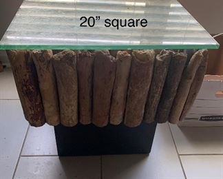 Driftwood end table x 2
Part of set $900 for set