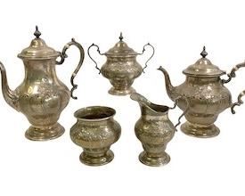 Sterling Silver Tea Coffee Set