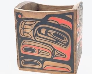 Pacific North West Native American container
