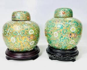 Vintage Asian Ginger Jars