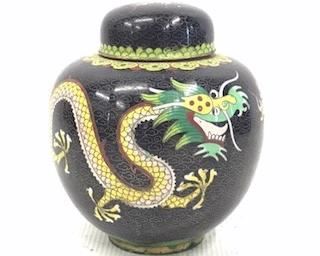 Cloisonne Lidded Jar