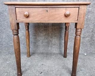 Antique One Drawer Table Stand