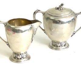 Sterling Silver Sugar and Creamer