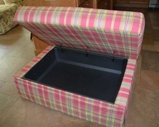 Ethan Allen Storage Ottoman