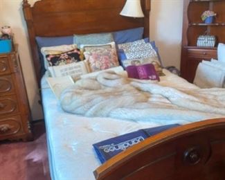 Victorian Era Eastlake Head & Foot Board