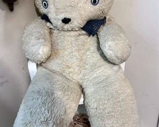 Vintage White Teddy Bear
