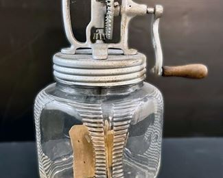 Glass Whipping Cream Jar