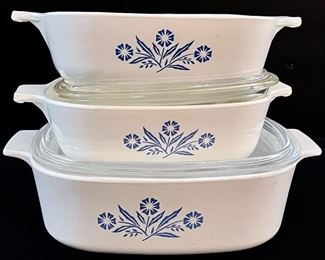 Corning Ware Cornflower Dishes