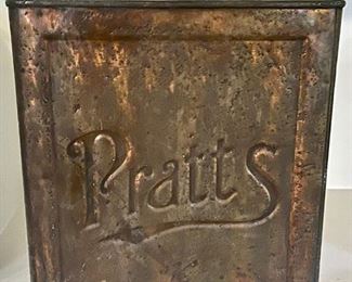 Pratts Vintage Oil Can