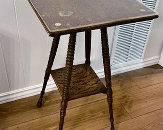 Spindle Leg End Table
