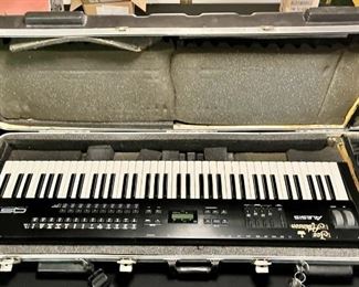 Alesis QS7 Keyboard with Case and Stand
