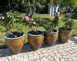 Antique Chinese pickling Jars