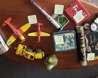 VIntage Toys American Tool set, Adam 12 Lunch Box 