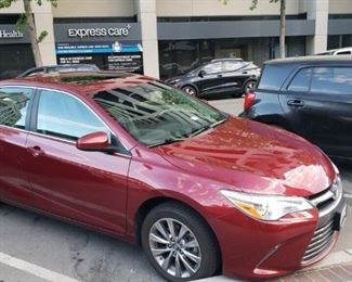 2017 Camry sedan - black leather seats - 49,000 appx miles - 
Has navigation -lx4D