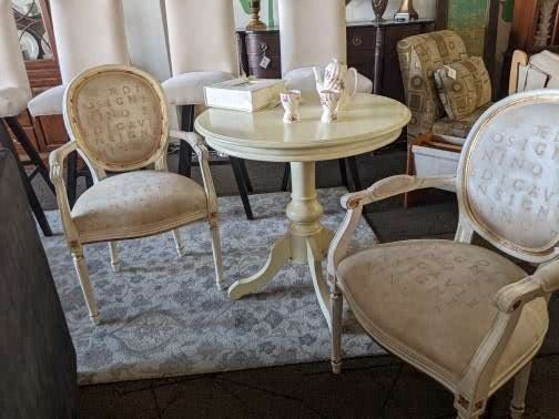 Arhaus Table and Chairs