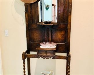 Antique Hall Tree